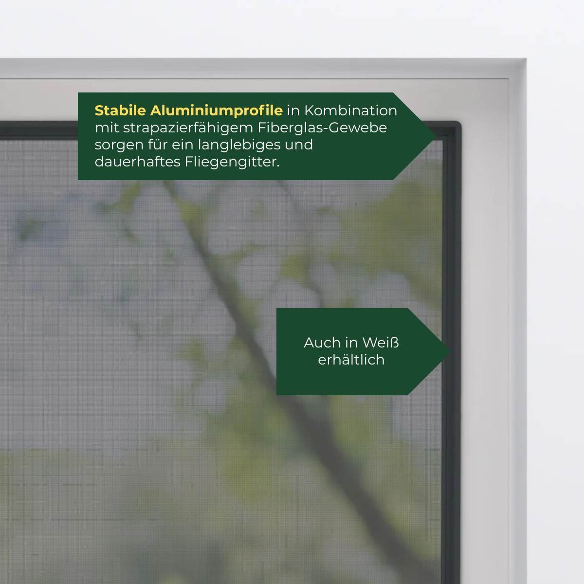 Insektenschutzrahmen für Drehkippfenster Anthrazit