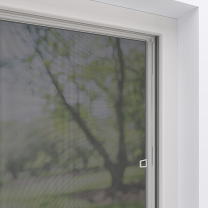 Fliegengitterfenster außen Weiß