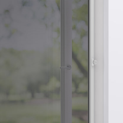Fliegengitterfenster mit Scharnieren Weiß